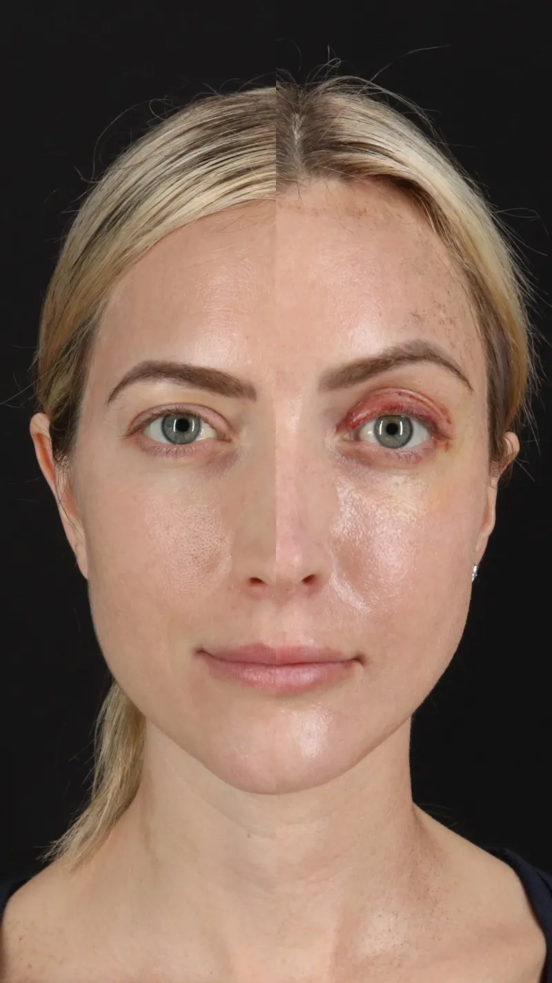 Before and after — Dr. Berry Fairchild