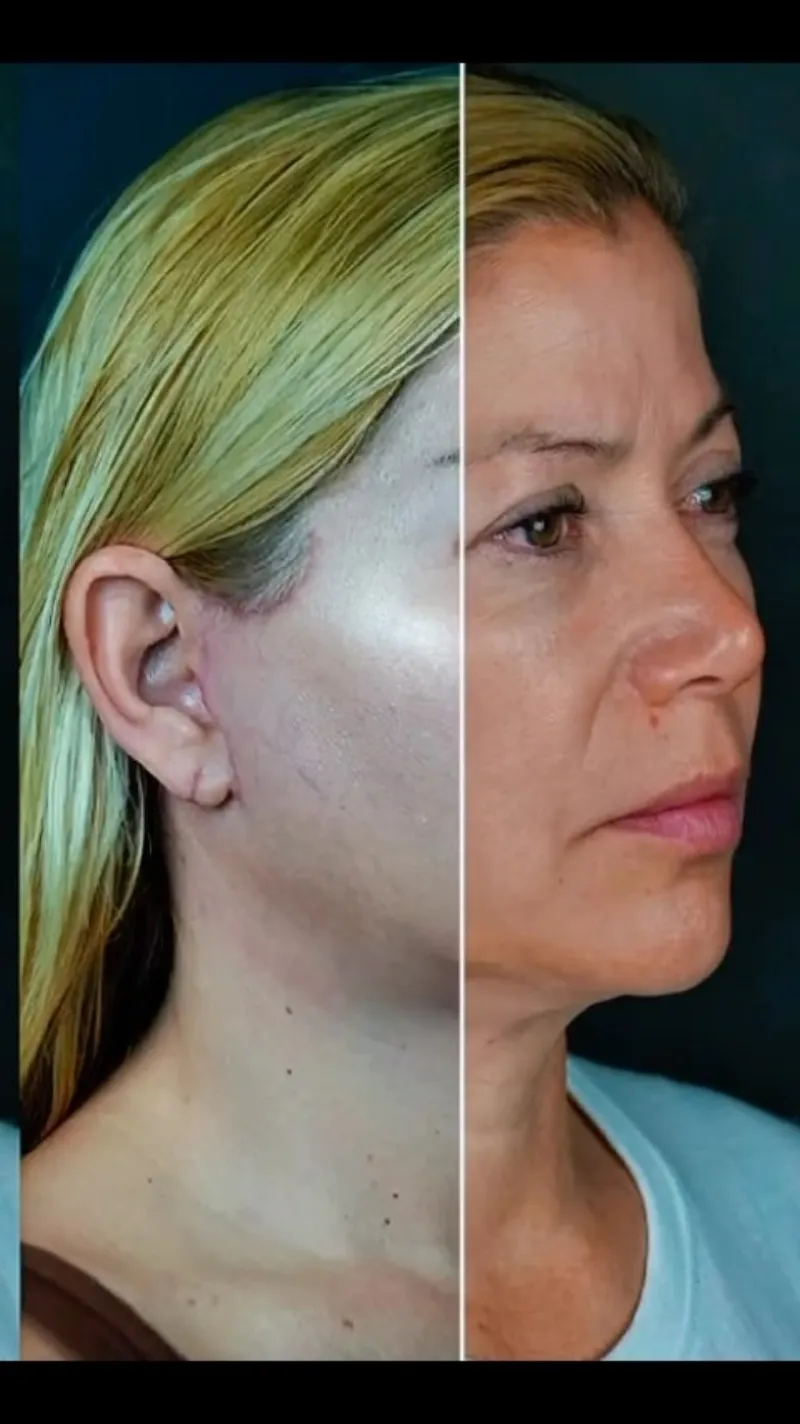 قبل وبعد - Deep Plane Facelift بواسطة د. Einar Mondragon
