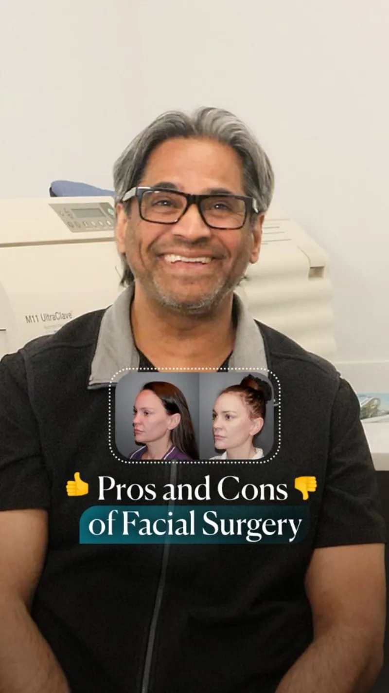 Before and after: Dr. Manish Shah