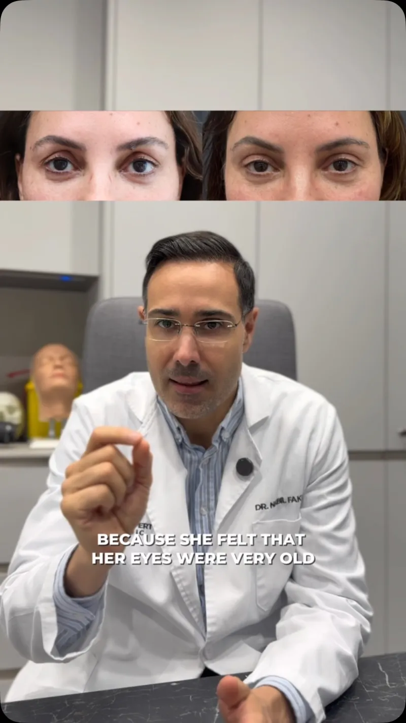 Before and after: Dr. Nabil Fakih