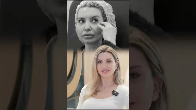 Before and after deep plane facelift, frontal view by Dr. Ricardo Kacowicz