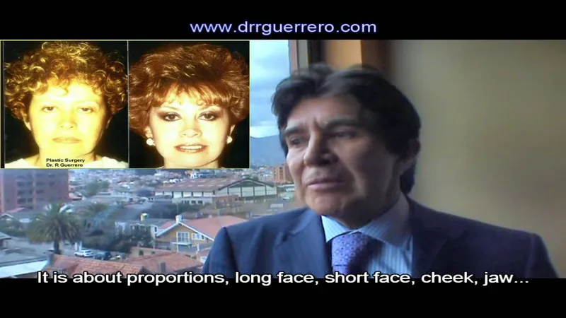 Before and after — Dr. Rómulo Guerrero