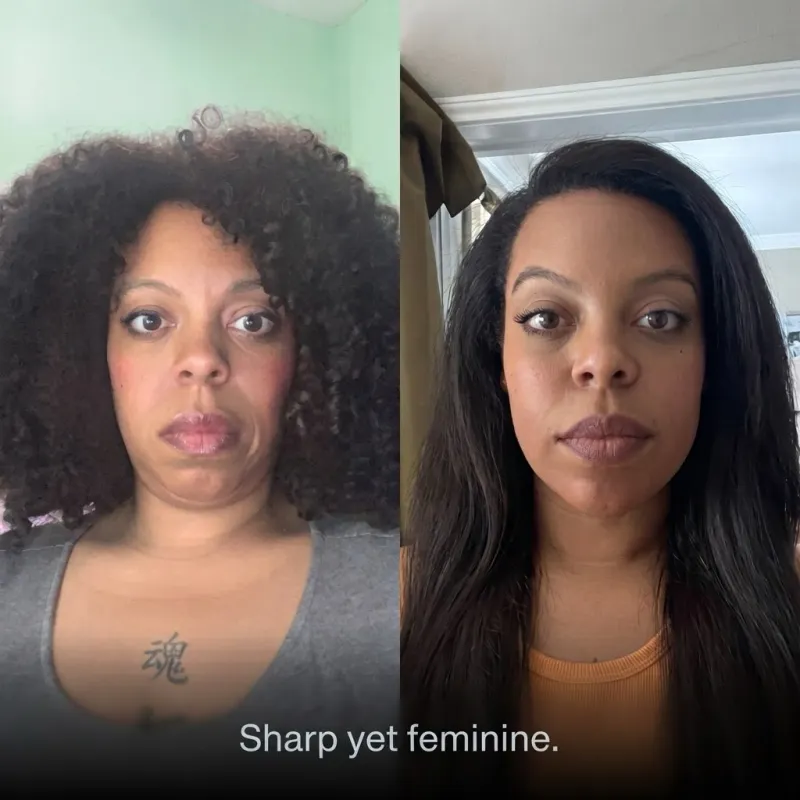 Before and after: Dr. Rukmini Rednam