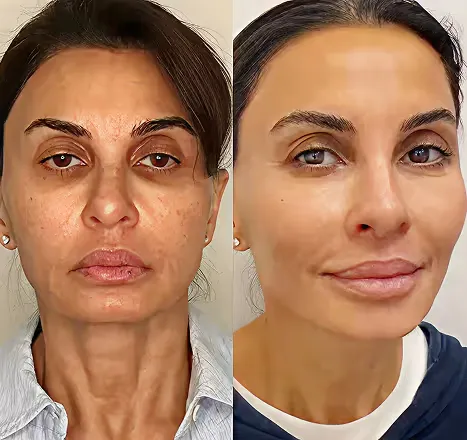 Before and after — Dr. Simon Ourian