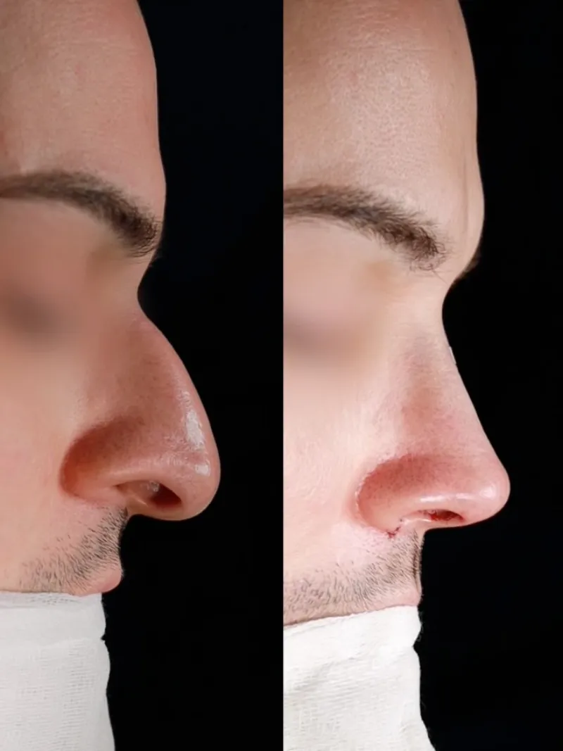 Before and after — Dr. Teoman Doğan
