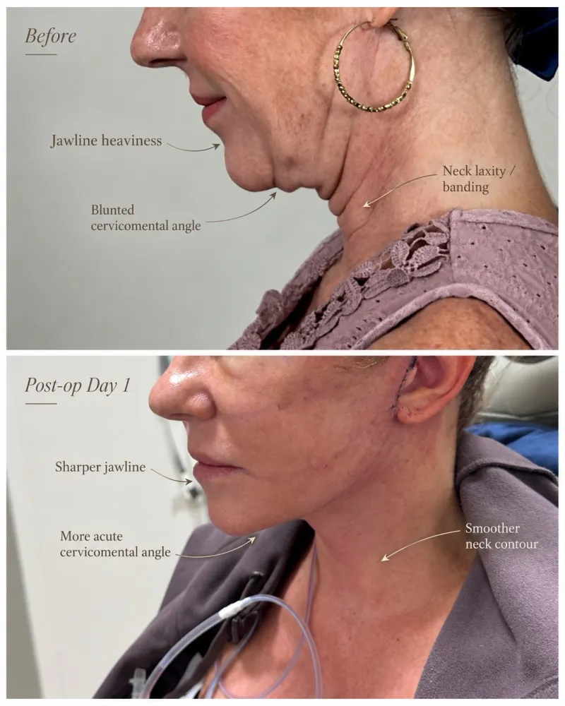 Before and after: Dr. Vipul Gargya