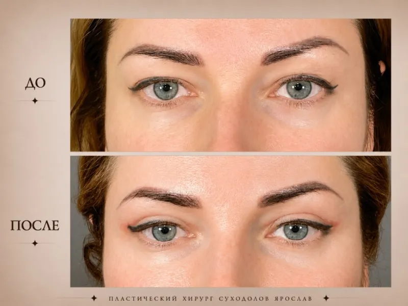 قبل وبعد - Brow Lift بواسطة د. Ярослав Суходолов