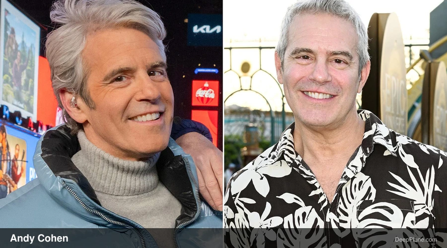 Andy Cohen before and after comparison