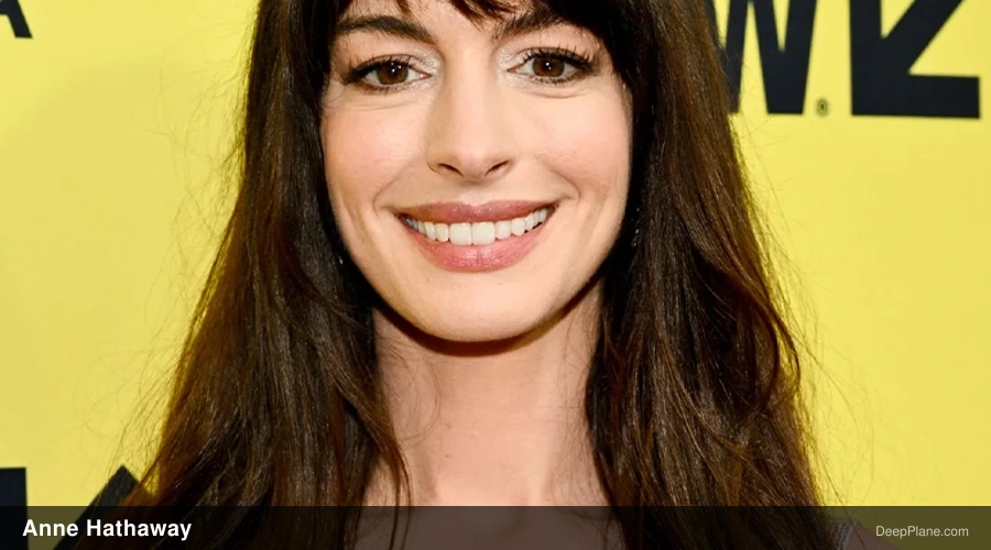 Anne Hathaway deep plane facelift before and after comparison