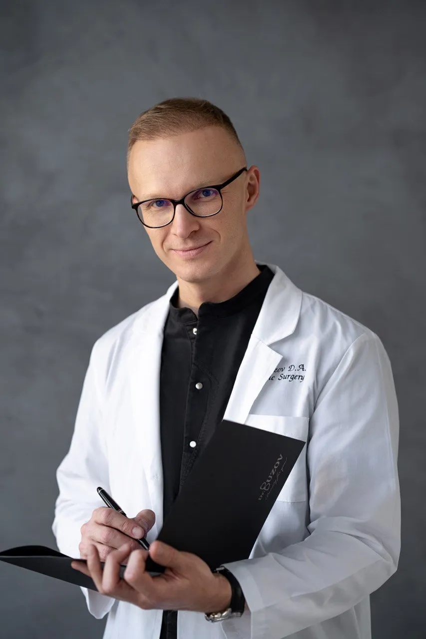 Dmitrii Buzov, deep plane facelift surgeon in Moscow, Russia